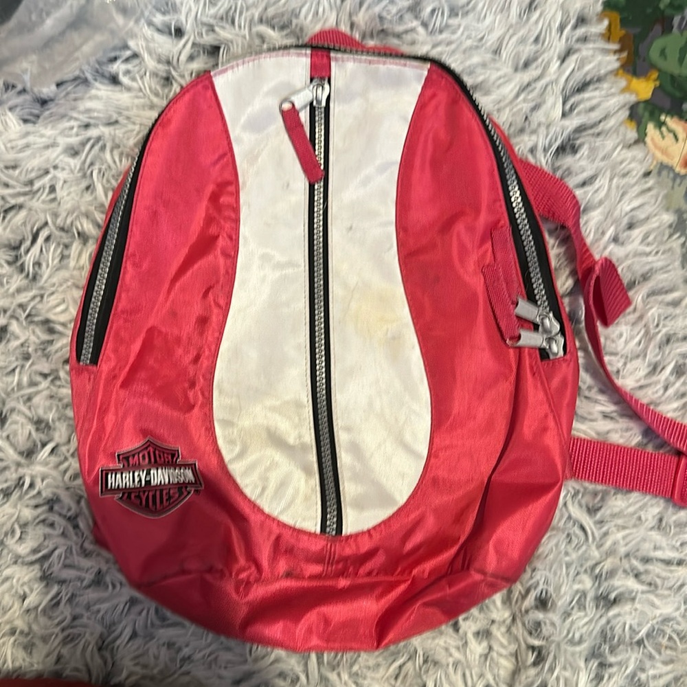 Pink h-D Backpack